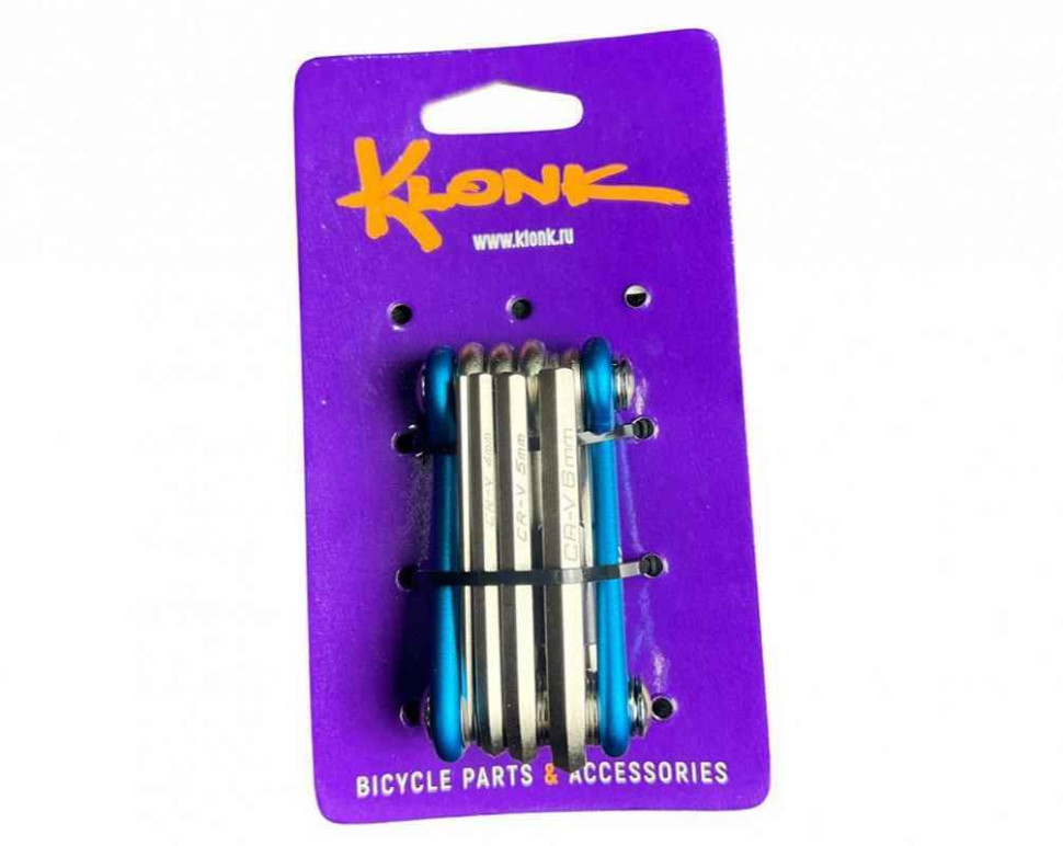 Ключ многофункциональный, Мультитул, BASIC, 10 в 1 (2/2.5/3/4/5/6/8 mm/PH2/Flat/T25), KLONK, 10511