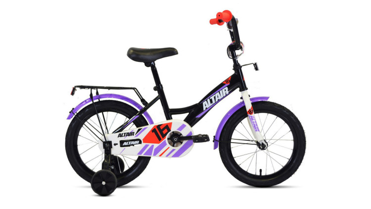 велосипед ALTAIR KIDS 18 (18" 1 ск.) 2019-2020, черный/белый