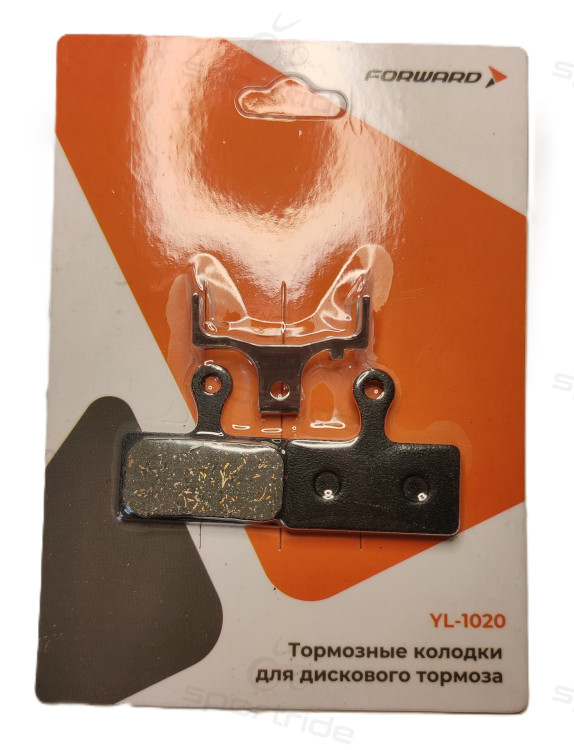 Тормозные колодки, YL-1020, для дискового тормоза, FORWARD