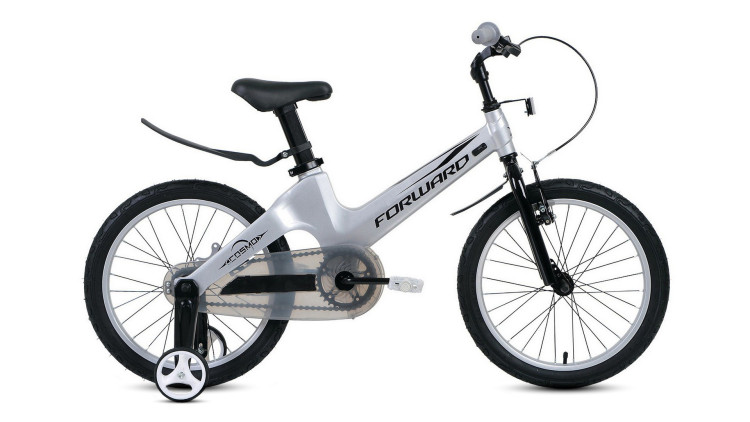 Велосипед FORWARD COSMO 18 (18" 1 ск.) 2020-2021, серый