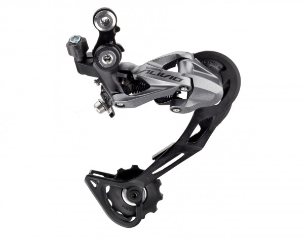 Переключатель задний, M4000, ALIVIO, 9 ск., под петух, SHIMANO (черный, CRD209000085)