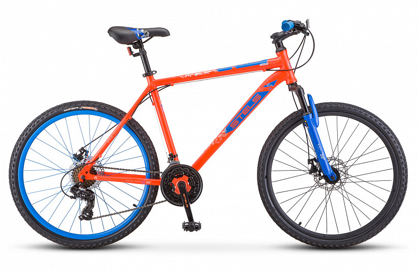 Велосипед STELS Navigator-500 D 26" (20" Красный/синий) F020 QR