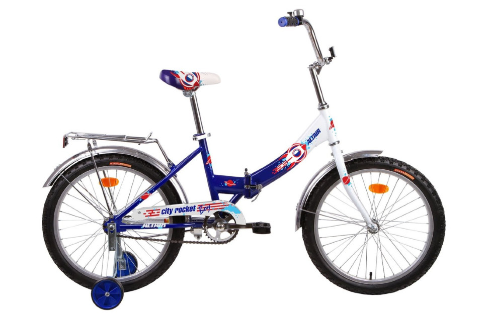 велосипед ALTAIR City boy 18 (18'' 1ск.) белый / синий