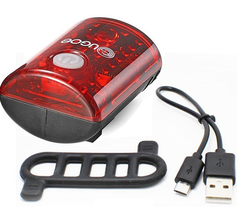 Фара задняя, NB26-01, 2 светодиода domestic led, 4 режима, 220 mAh, IP65, UGOE