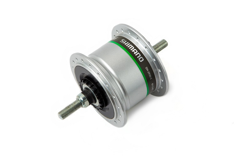 Втулка динамо Shimano, DH-2R30E-NT, 36 отв, 6V-2.4W, для Ролл торм, 26-28", без гаек и шайб