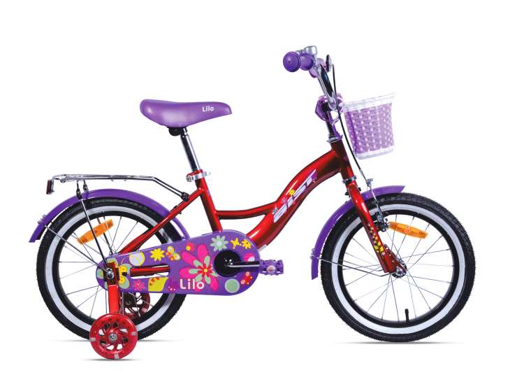 Велосипед AIST LILO 18" 2024 красный QR