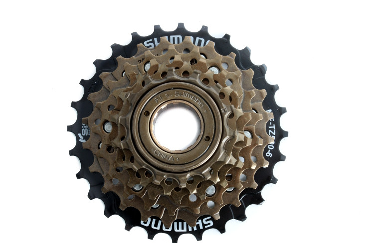 Звезда задняя, MF-TZ500-6, трещотка, 6 ск., 14-28, SHIMANO